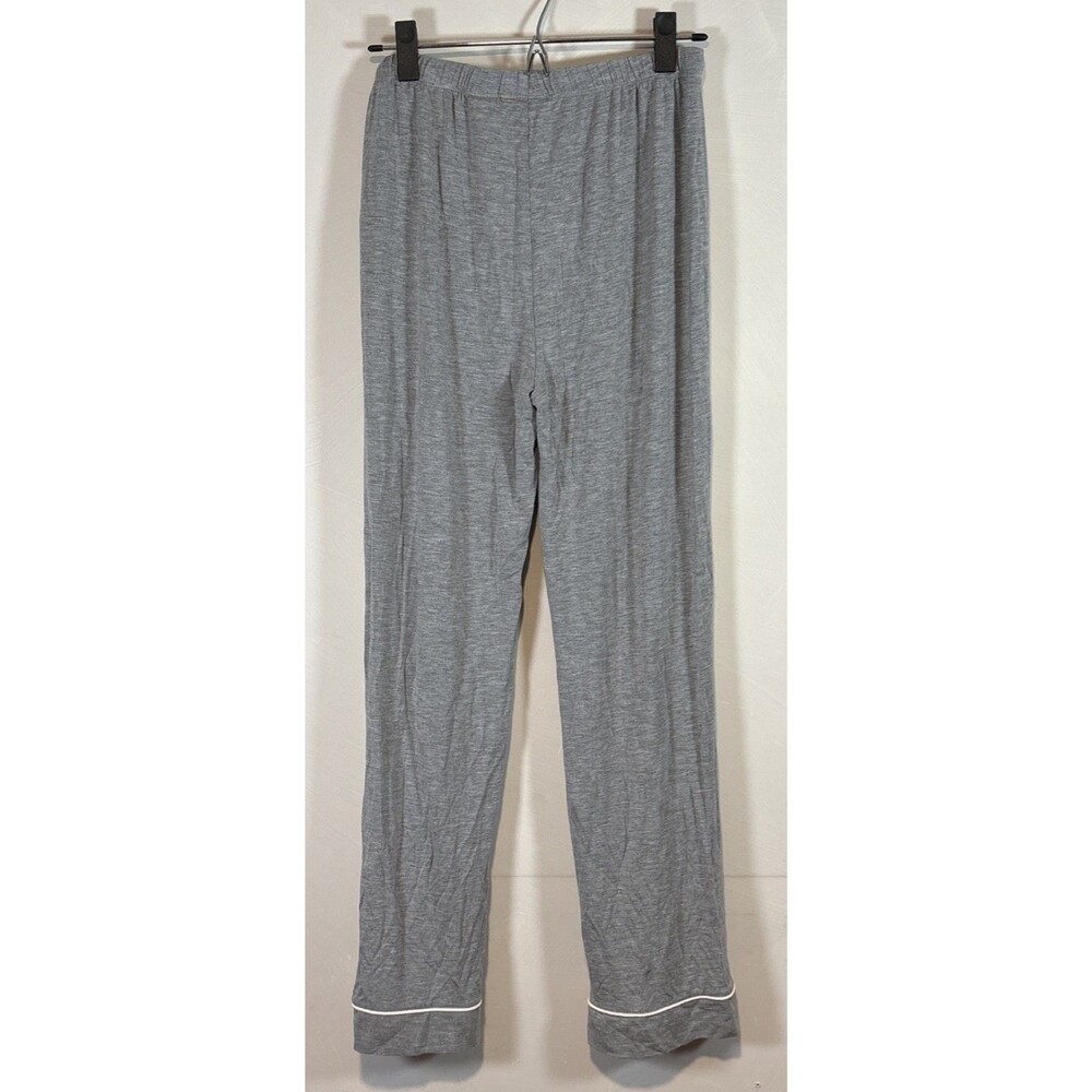 Shabby Chic Pajama Set‎ Small Gray Long Sleeve Button Down Modal Loungewear - Picture 10 of 10